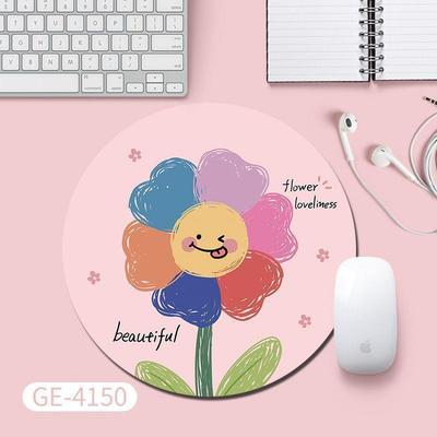 Kleines handbemaltes florales Mauspad für Damenbüro oder Schreibtisch zu Hause