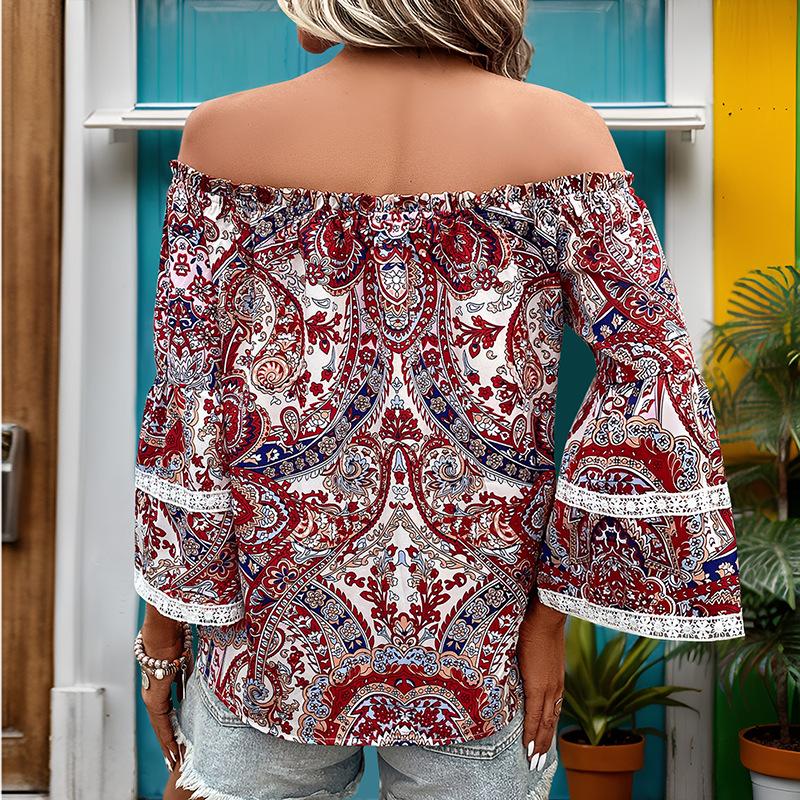 YYFS Women's Fashion Casual Spring Autumn Long Sleeve One shoulder Blouses & Shirts