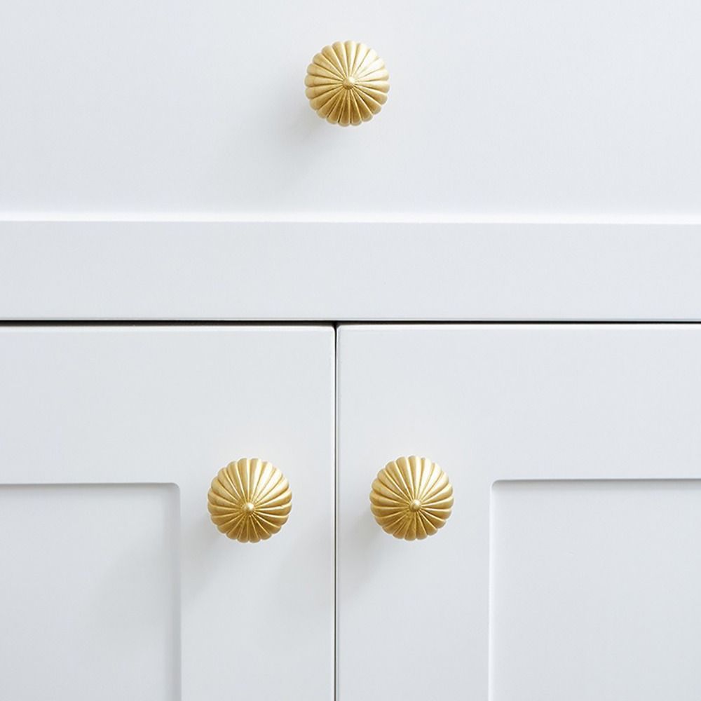 Klassischer Messing Schranktürgriff Goldene Regenschirmform Messinggriffe Europäischer Stil Kleiderschrankknöpfe Schrank Schublade