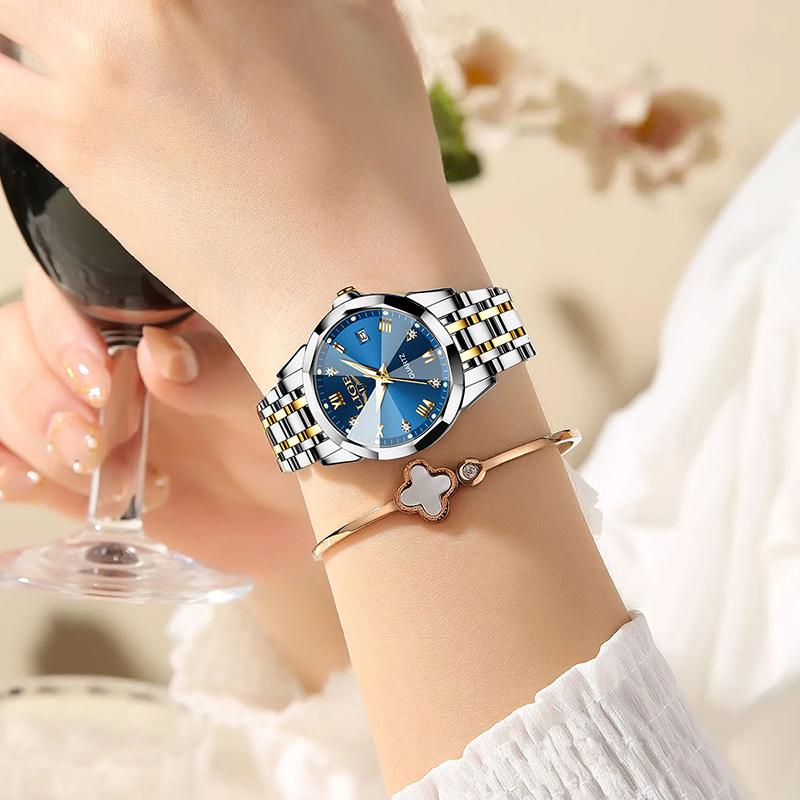 LIGE Women's wristwatch Luxury Waterproof Women's Watch Fashion Elegant ladies watches for women Quartz reloj de mujer+BOX