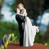 Funny Wedding Cake Toppers Dolls Romantic Bride And Groom Figurines Stand Topper Decoration Supplies Marry Resin Figurine