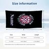 West Ham United FC Custom Name Printed Beach Towel Personalized Soft Towel For Swimming Beach Travel