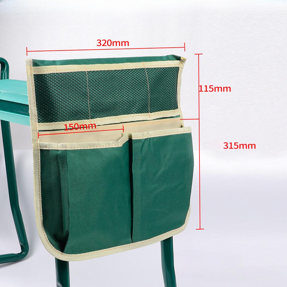 Hot Selling Garden Kneeling Stool with Tool Kit Two-use Outdoor Sponge Non-Slip Folding Stool Garden Hardware Tools