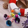 Pet Bird Bell String Chain Parrot Bite Zabawka do żucia Wisząca dekoracja klatki