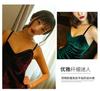 European and American style golden velvet sexy Spice Girls suspender dress women's summer new slim and thin simple hip skirt