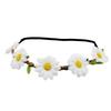 Unique Floral Wreath Daisy Hair Accessories Elastic Flower Headband Headwear For Festivals And Weddings Halloween Party