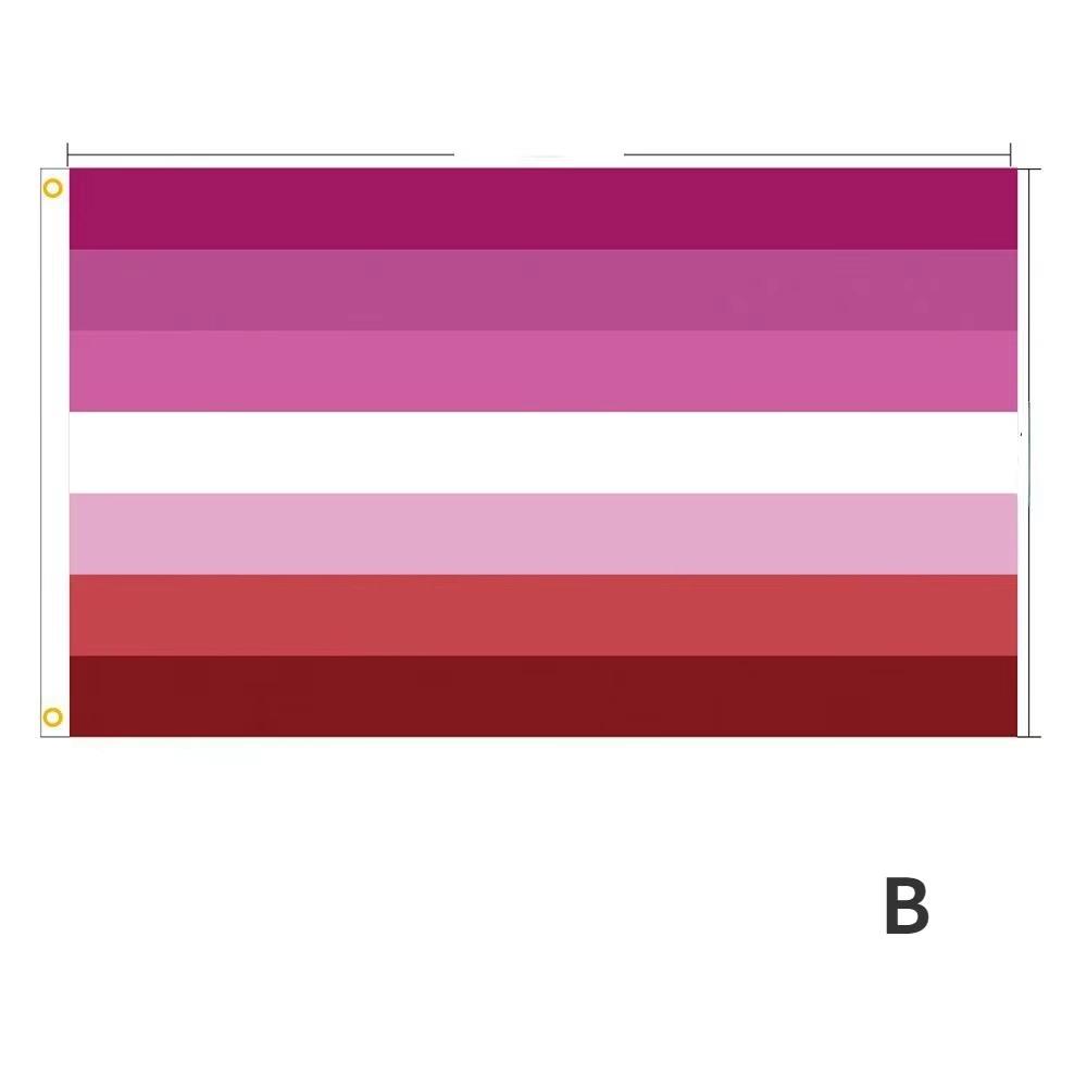 1 Pcs Easy To Hold Mini Rainbow Flag With Flagpoles For Cheers Pride Party Accessories 14x21cm