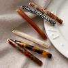 French Acetate Gradient Colorful Side Clamp Fashion Print Hair Clip Hairpins Barrettes For Girls Hair Accessories Headdress