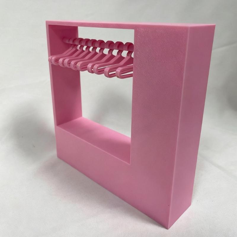 MultiFunctional Doll House Furniture Set With 10 Hangers And Open Shelves For 15/17cm Fashion Doll Storage Use