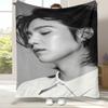 SUGA Agust D Kpop B-BTS Flannel Blanket,Ultra Soft Warm Plush Throw for Home Bedroom Bed Sofa Cover Office Camping Picnic Gift