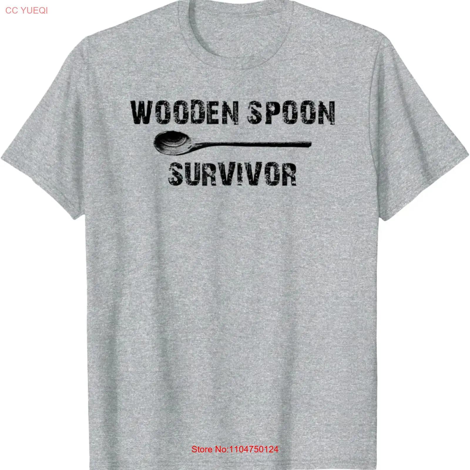 

Wooden spoon survivor tee Funny shirt T vintage Washed streetwear Comfortable Unisex graphic Stylish Breathable Versatile S разноцветный