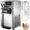 Máquina Congeladora de Sorvete Comercial Máquina de Iogurte de 3 Sabores Limpeza com Um Clique 18L/H Display LCD nova máquina de sorvete soft