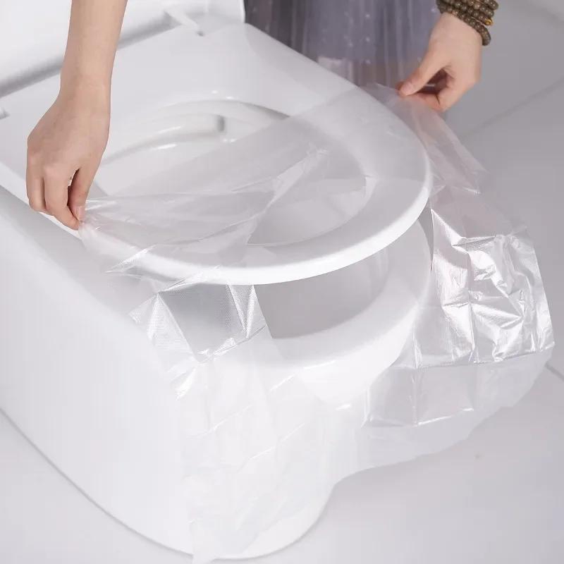 10/30/50/100pcs Disposable Toilet Seat Cushions, Toilet Seat Cushions, Sanitary Public Toilets, Travel Disposable Toilet Covers