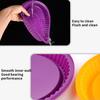 Stampo Rotondo per Pizza da 10 Pollici in Silicone Bordo Pizzo Teglie da Forno Fatto a Mano Vassoio per Pane Biscotti Sottile Stampo per Torta Gadget Utensili da Cucina