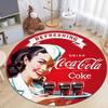 Christmas Gift Halloween Theme Bear Truck Coca Cola Round Carpet Soft Home Decoration Corridor Table and Chair Anti Slip Outdoor Floor Mat Carpet H4