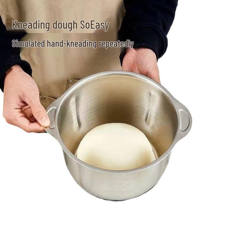 5L Stainless Steel Multifunctional Electric Meat Grinder & Food Processor with Four Blade Sets