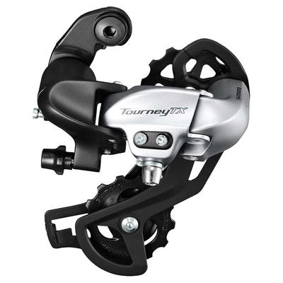 SHIMANO Πίσω Ντεραγιέ Άμεσης Τοποθέτησης SGS Ασημί ERDTX800SGSS TOURNEY (MTB) RD-TX800-SGS-S 7/8S