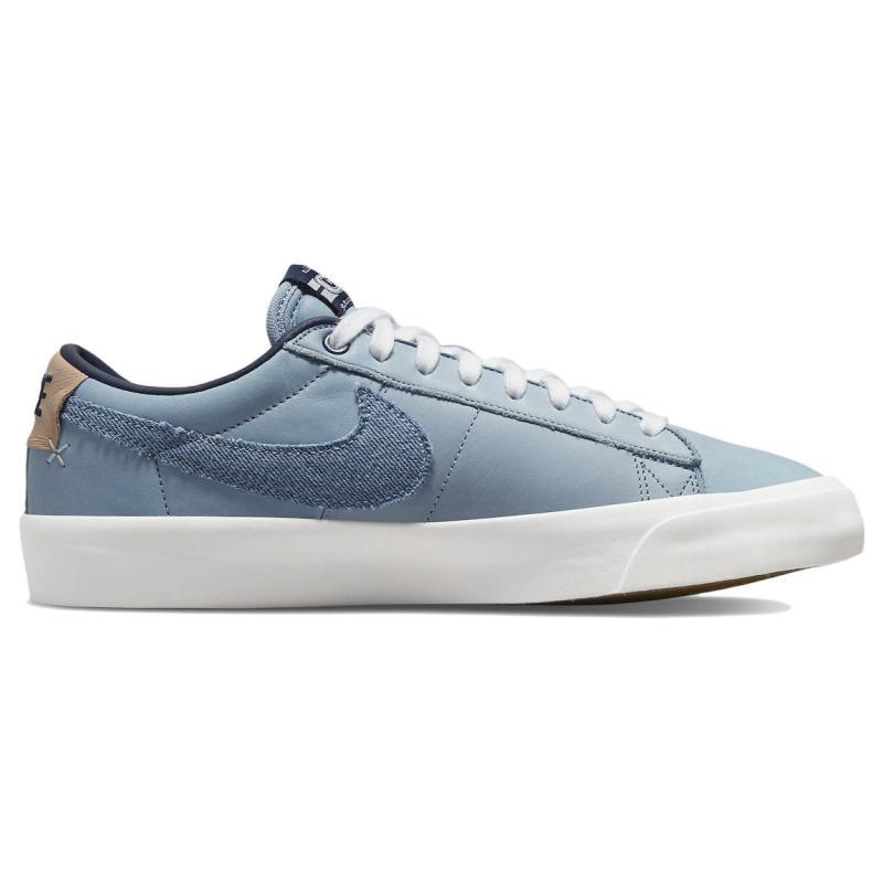 Nike Sb Zoom Blazer Low Gt Light Denim Skateboard Shoes DM8890-100