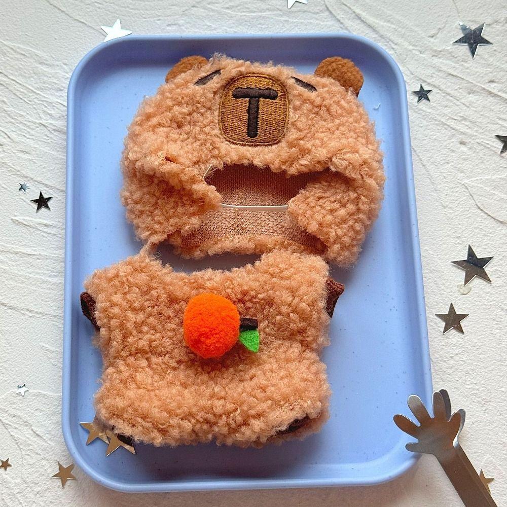 1 Set Princess Skirt 10cm Cotton Doll's Clothes Strap Pants Toy Accessories Cotton Doll Outfit Dress Multi Color Outfit