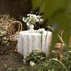 Printed Round Table Cloth Small Fresh Tablecloth Cotton Linen Table Cloth Art American Decoration Coffee Table Dining Table Picn