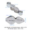 10X 20X Jewelers Loupe Foldable Dual Lens Loupe All Optical Glass Lens Folding Magnifying Glass for Tattoo Inspection