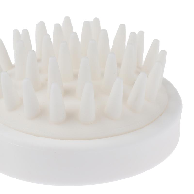 Handheld Silicone Scalp Shampoo Massage Brush Washing Shower Clean Brush Bath