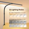 LED Eye-Caring Desk Lamp for Office Home Architect Lamp with Clamp Foldable Lighting Arm Flexible Gooseneck Study Table Lamp