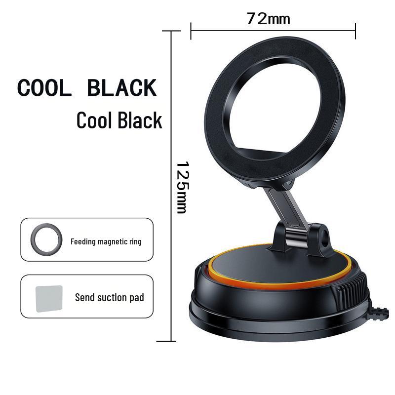 Magnetic 360° Rotating Car and Desktop Phone Holder with Vacuum Suction Cup