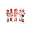 13CM British-Style Drumming Nutcracker Soldier Christmas Ornament Holiday Gift