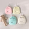 Kawaii Plush Penguin Po Card Holder Macaron Clashing Color K-Pop Idol Po Card Protector Fits 3inch Pos for Girls