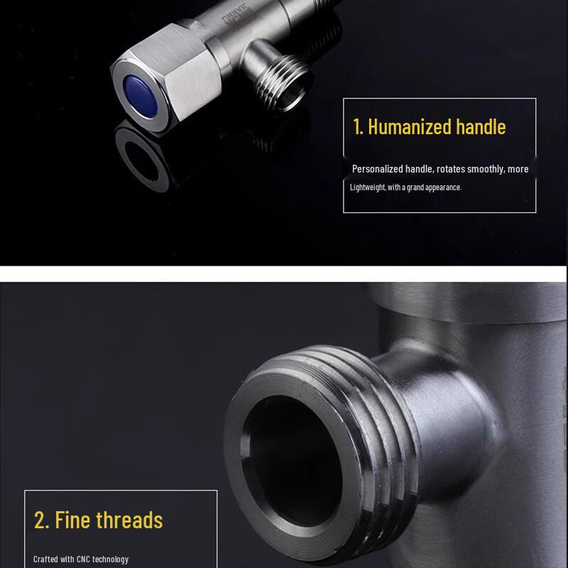 YiDaShang Stainless Steel Cold & Hot Water Diverter Valve