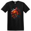 Fish Graphic Art T Shirt Ocean Fishing Sports Creative Design Tee