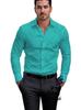 Męska koszula z długim rękawem slim fit drukowana w 3D - Modna biznesowa casual, rozciągliwa w czterech kierunkach na wiosnę i jesień