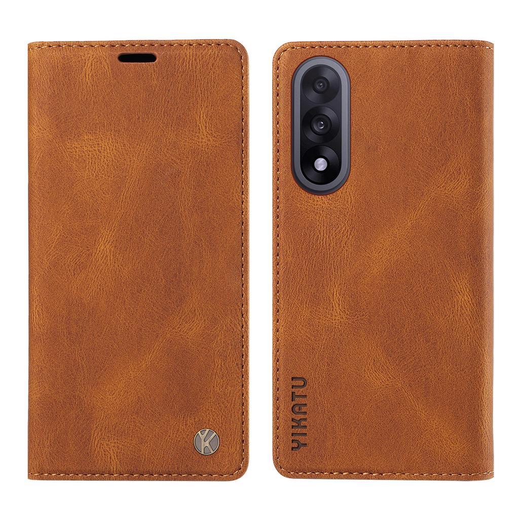 For OnePlus Nord 5 5G/OnePlus Ace 5 Ultra 5G Leather Cover YIKATU YK-004 Skin-Touch Wallet Phone Cases