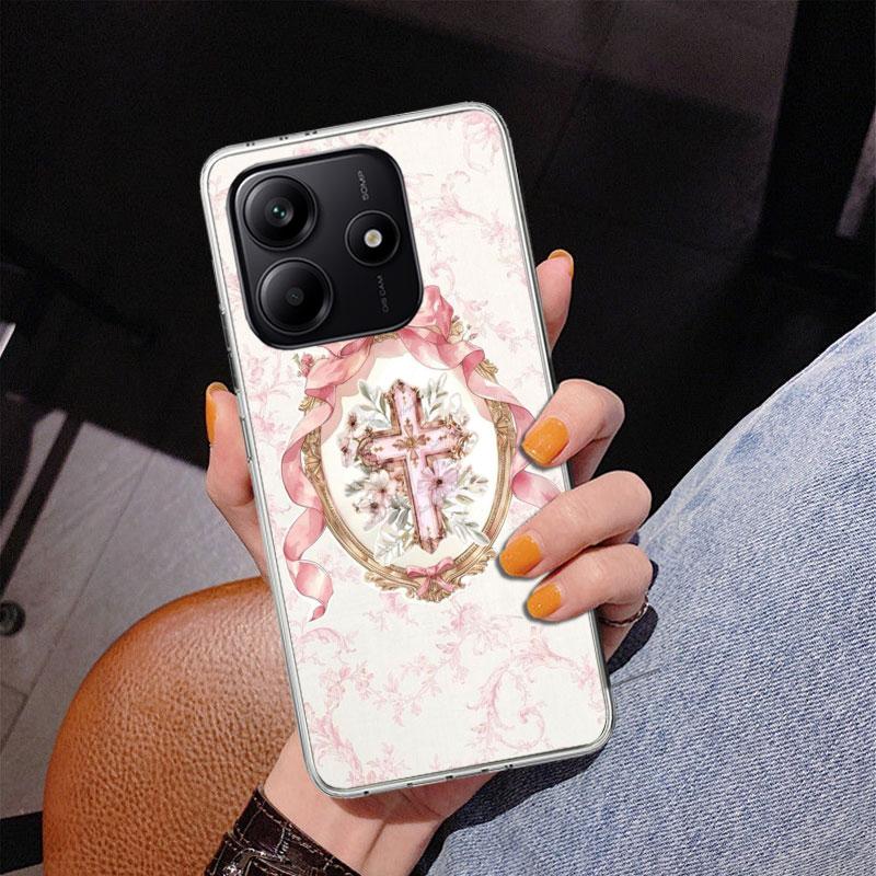 Bible Angel Phone Case For Xiaomi Redmi Note 15 14 13 12S 12 11 Pro Plus 14S 11S 11E 10 10S 11T 5G Personalized Cover Redmi Note