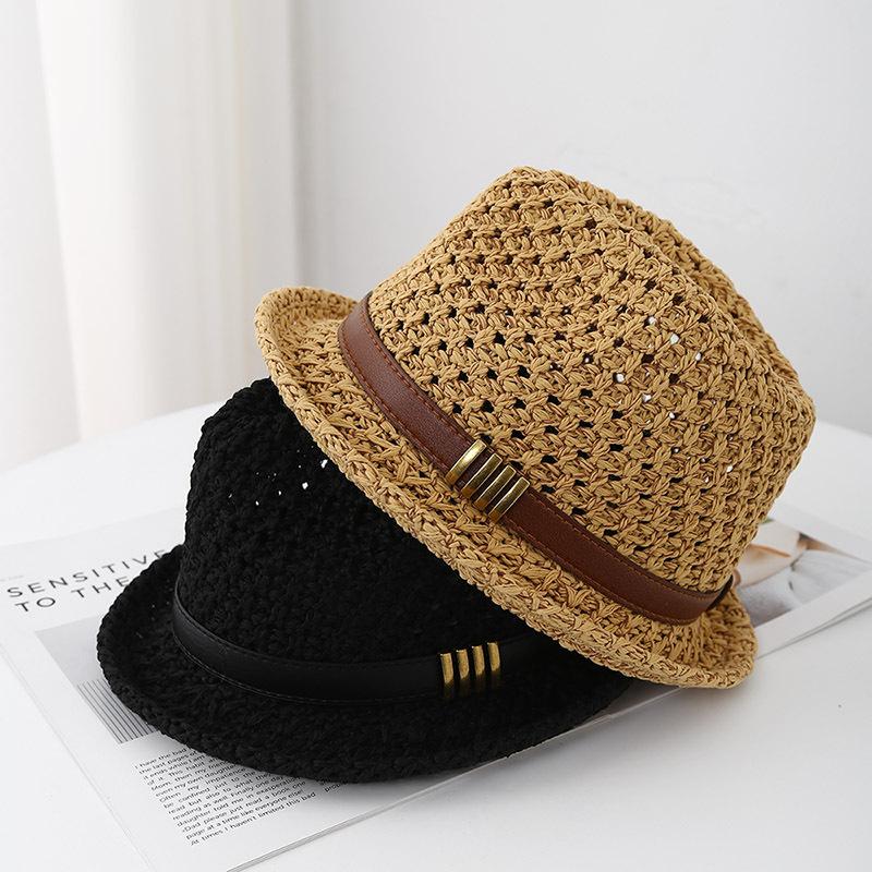 Summer Sun Hat Grass Hat Women's Beach Beach Sun Protection Woven Hat UV Protection