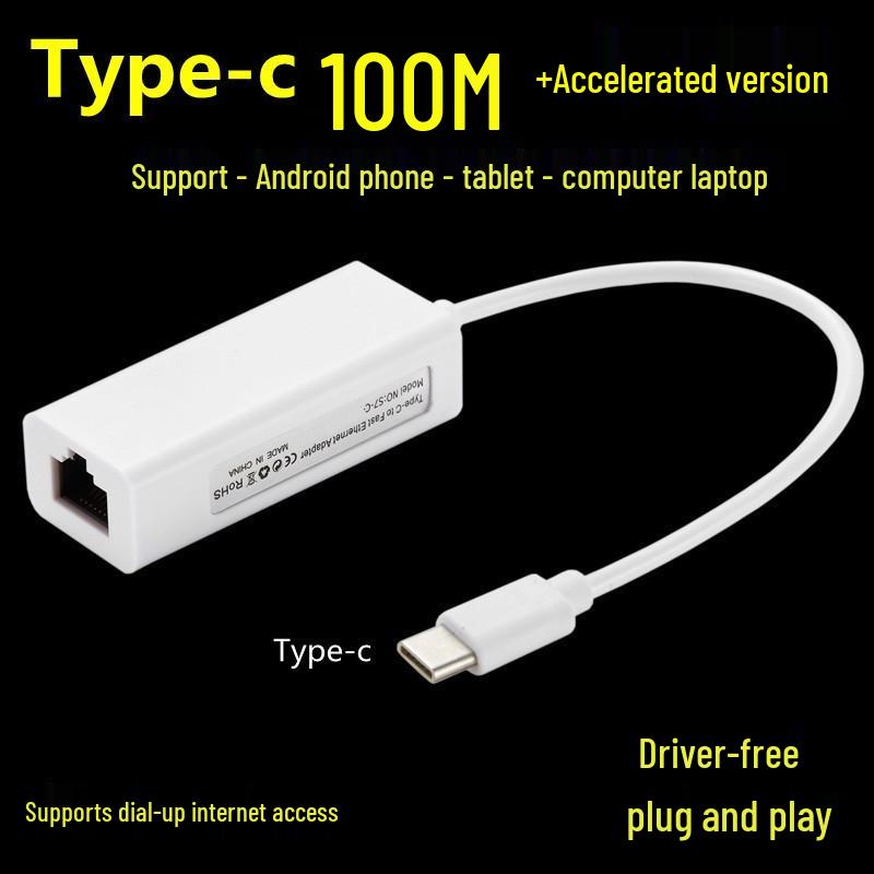 USB Ethernet Adapter for Laptop/Desktop – 100 Mbps Network Interface