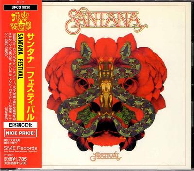 CD SANTANA - Festival SRCS9830 SME 2001 Japan Rock Gebraucht