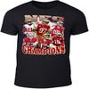 Schwarzes George Kittle Christian McCaffrey Bootleg Style T-Shirt