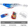 Lure for Natural Suitable for Low Activity Slow Daytime Fishing Squid, Metal, Finish, Squid, Action, [product]