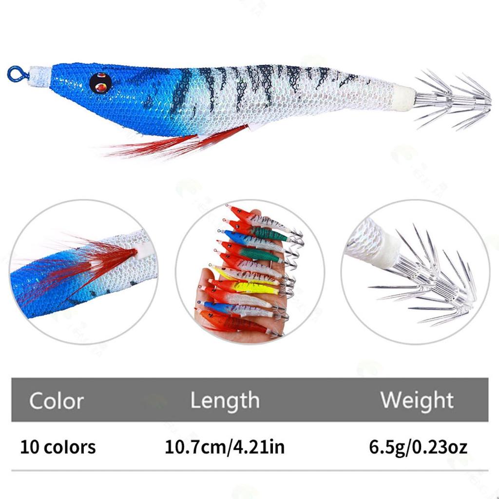 Lure for Natural Suitable for Low Activity Slow Daytime Fishing Squid, Metal, Finish, Squid, Action, [product]