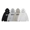 ESSENTIALS Season 8 1977 Digital Flocking Plus Size Hoodie Sweater, Couple Jacket