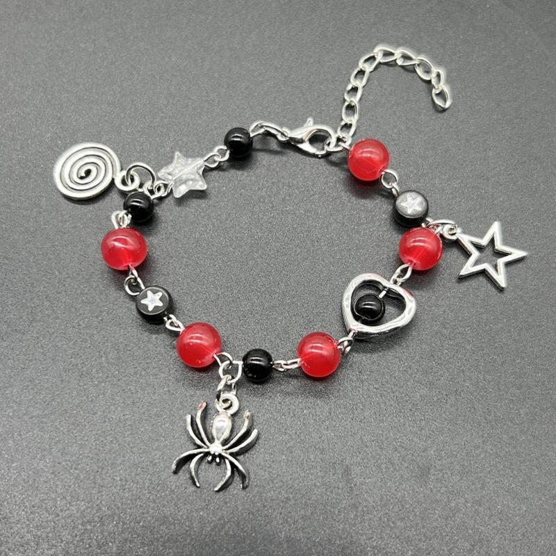 Handmade Beaded Bracelet with Unique Star Shape Eye catching and Stylish Pendant Beaded Bracelet Chic Hand Chain Decors