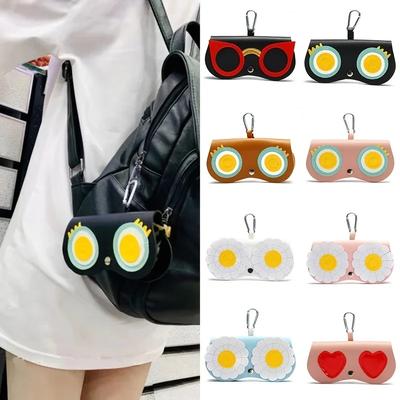 Tragbares Damen Brillenetui Sonnenbrillen Aufbewahrungstasche Mode Kratzfest Reise Sonnenbrillenetui Brillentasche