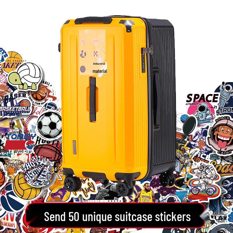 Large Capacity Five-Wheel Travel Suitcase with Brake and Combination Lock