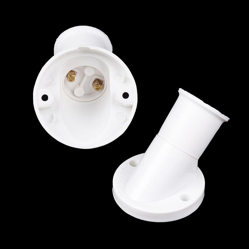 Screw Lamp Base Diagonal Screw Port Lamp Holder Socke Base Light Bulb 45 Degree E27 Socket Holder Adapter