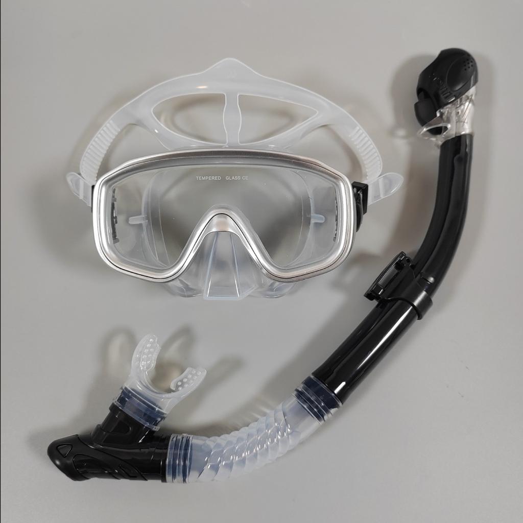 New Large Frame Diving Goggles Snorkel Set