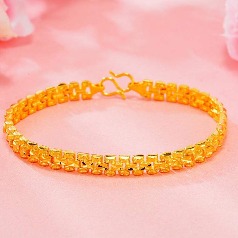 Simple Frosted Bracelet Women s Ethnic Style Bracelet European and American Luxury High-end 17CM