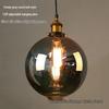 Nordic Retro Glass Pendant Light for Kitchen, Bar, Living Room, or Coffee Shop.