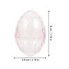12Pcs Plastic Ornaments Fillable Clear DIY Craft Supplies for Holiday Decor Candy Boxes Themed Party Gift Packaging